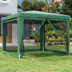 VidaXL Rendezvénysátor 3x3m, Zöld