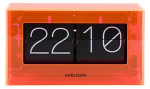 Karlsson 5976OR design fali/asztali flip óranarancssárga, 21 cm