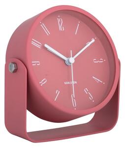 Karlsson 5989RD design ébresztőóra piros, átmérő12 cm