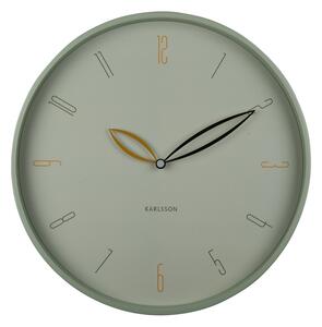 Karlsson 6012GR design falióra zöld, 40 cmátmérővel