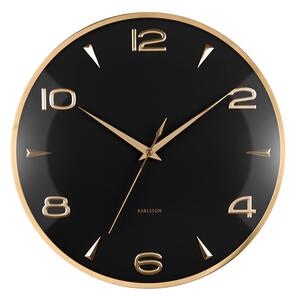 Karlsson 6017BK design falióra fekete, átmérő 40cm