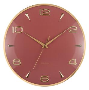Karlsson 6017RD design falióra piros, átmérő 40 cm