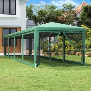 VidaXL Rendezvénysátor 3x12m, Zöld