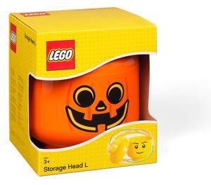 Pumpkin Head L narancssárga tárolódoboz - LEGO®