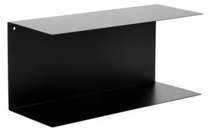 Joy Adams fekete vas polc, 23 x 50 cm - Canett