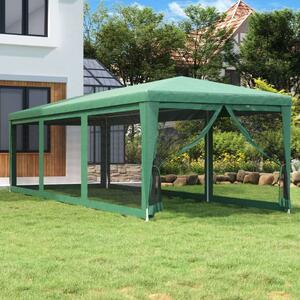 VidaXL Rendezvénysátor - 3x9m, Zöld