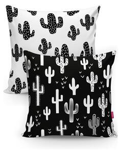 BW Cactuses 2 db pamutkeverék párnahuzat, 45 x 45 cm - Minimalist Cushion Covers