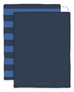Tom Tailor Jacquard Dark Navy pléd, 150 x 200 cm