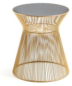 Jolene aranyszínű dohányzóasztal, magasság 40 cm - Kave Home