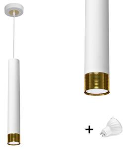 Milagro DANI fehér /arany függőlámpa (MLP6235) 1xGU10 + ajándék LED izzó