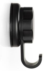 Bestlock Black Small Hooks 4 db fekete öntapadós fali akasztó, ⌀ 7,1 cm - Compactor
