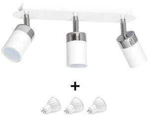 Milagro JOKER mennyezeti lámpa fehér (MLP900) 3xGU10 + ajándék LED izzók