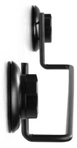 Bestlock Black Tube Holder For Towels fekete öntapadós fali törölközőtartó, 60,6 x 9 cm - Compactor