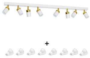 Milagro JOKER mennyezeti lámpa fehér (MLP6132) 8xGU10 + ajándék LED izzók
