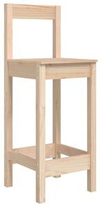 VidaXL 2 db tömör fenyőfa bárszék 40 x 41,5 x 112 cm