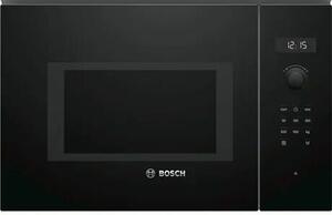 Bosch BFL554MB0 Beépíthető mikrohullámú sütő, 25L, 900W, Digitális + Mechanikus vezérlés, Fekete