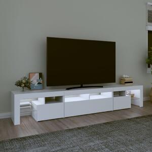 VidaXL LED TV Szekrény - Fehér - 230cm