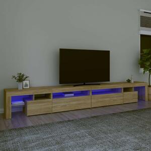 VidaXL LED-es TV Szekrény Sonoma Tölgy - 290 cm