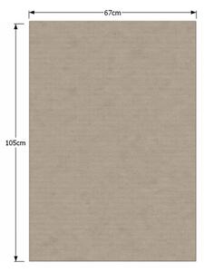 KONDELA Szőnyeg, capuccino, 67x105 cm, KALAMBEL