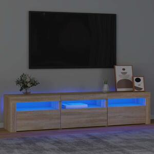 VidaXL LED-es TV Szekrény Sonoma Tölgy 180cm