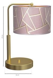 Milagro Ziggy mályva asztali lámpa (MLP7592) 1 x E27