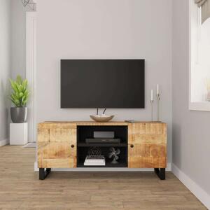 Mangófa TV-szekrény - Ipari Stílus - 105x33x46 cm