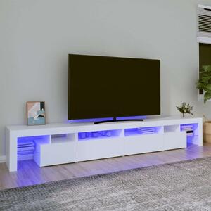 VidaXL LED TV Szekrény - Fehér - 260cm