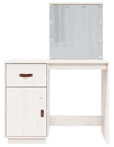 VidaXL Sminkasztal - Fenyőfa - LED - 95x50x133,5cm