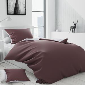 TABULA barna egyszínű pamut ágyneműhuzat + 40 x 50 cm-es párnahuzat ingyen