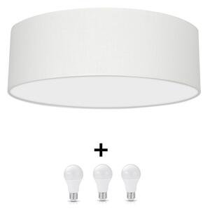 Milagro ALBION fehér mennyezeti lámpa (MLP7511) 3x E27 + ajándék LED izzók