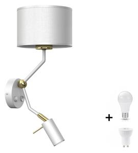 Milagro ALBION fehér fali lámpa (MLP7505) + ajándék LED izzók