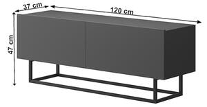 Grafit RTV asztal talppal SPRING ERTV120