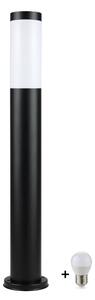 SU-MA INOX BLACK kültéri állólámpa fekete 65cm IP44