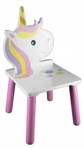 BHome Gyerek asztal székekkel Egyszarvú