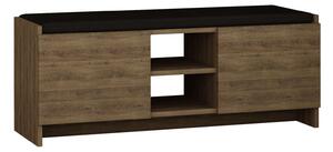 Zulla sötét tölgy cipősszekrény 110 x 43 x 37 cm