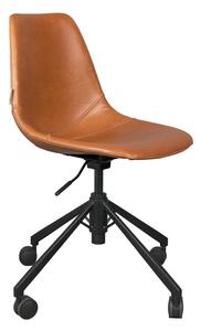 Franky barna gurulós irodai szék - Dutchbone
