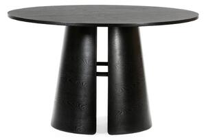 Cep fekete kerek étkezőasztal, ø 137 cm - Teulat