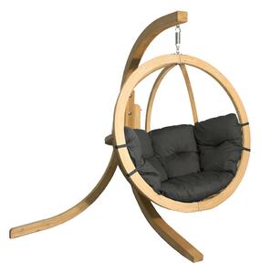 SwingPod Függőfotel Állvánnyal - Grafit - 120x120x82cm