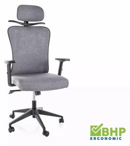 Q-080M Ergonomikus Forgószék Szürke
