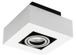 Kanlux STOBI DLP mennyezeti szögletes lámpa IP20-as védettséggel, fehér színben, GU10 foglalattal (Kanlux 26831)
