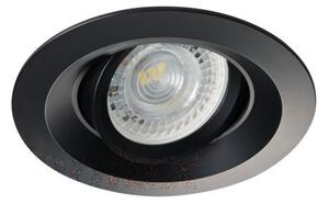Kanlux COLIE beltéri álmennyezeti kerek lámpa IP20-as védettséggel, fekete színben, Gx5,3 foglalattal ( Kanlux 26743 )