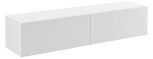 Függőszekrény Evaton Falra szerelhető TV-szekrény 140 x 33 x 30 cm forgácslap fehér, matt