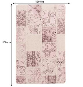 KONDELA Szőnyeg, rózsaszín, 120x180, ADRIEL TIP 3