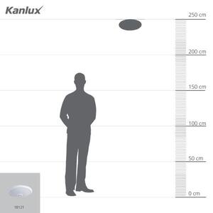 Kanlux 18121 FOGLER LED fehér beltéri fali / mennyezeti lámpa LED IP20 neutrál fehér 14W 800lm (Kanlux 18121)