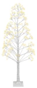 Kültéri dekoráció LED ALBIONI Fa 180 cm Fehér