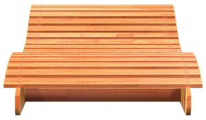 VidaXL viaszbarna tömör fenyőfa napozóágy 205 x 80 x 31,5 cm