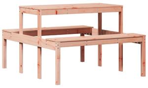 VidaXL tömör duglászfenyő piknik asztal 110 x 134 x 75 cm