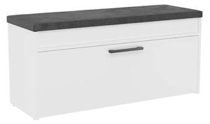 Drohmo Cipőtároló Pad - Fehér - 100x35x49 cm