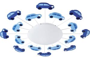 Eglo Viki 1 kék autó fali/mennyezeti gyereklámpa, 1xE27 foglalattal