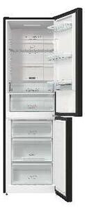 Gorenje NRK619EABXL4 Alulfagyasztós hűtőszekrény, 300 l, 185 cm, No-Frost, E energiaosztály, Fekete (NRK619EABXL4)